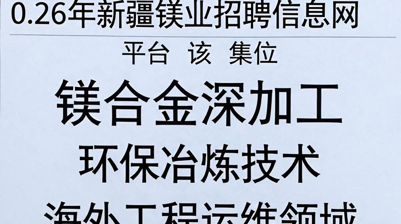 新疆镁业招聘信息网,新疆镁业最新招聘信息-图2 新疆镁业招聘信息网,新疆镁业最新招聘信息-图2
