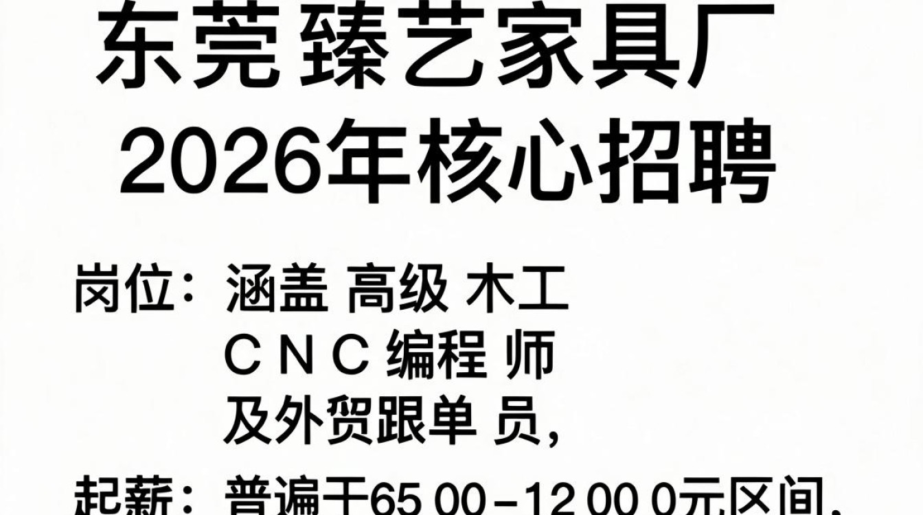 东莞臻艺家具厂招聘是真的吗,东莞家具厂最新招聘信息-图1 东莞臻艺家具厂招聘是真的吗,东莞家具厂最新招聘信息-图1