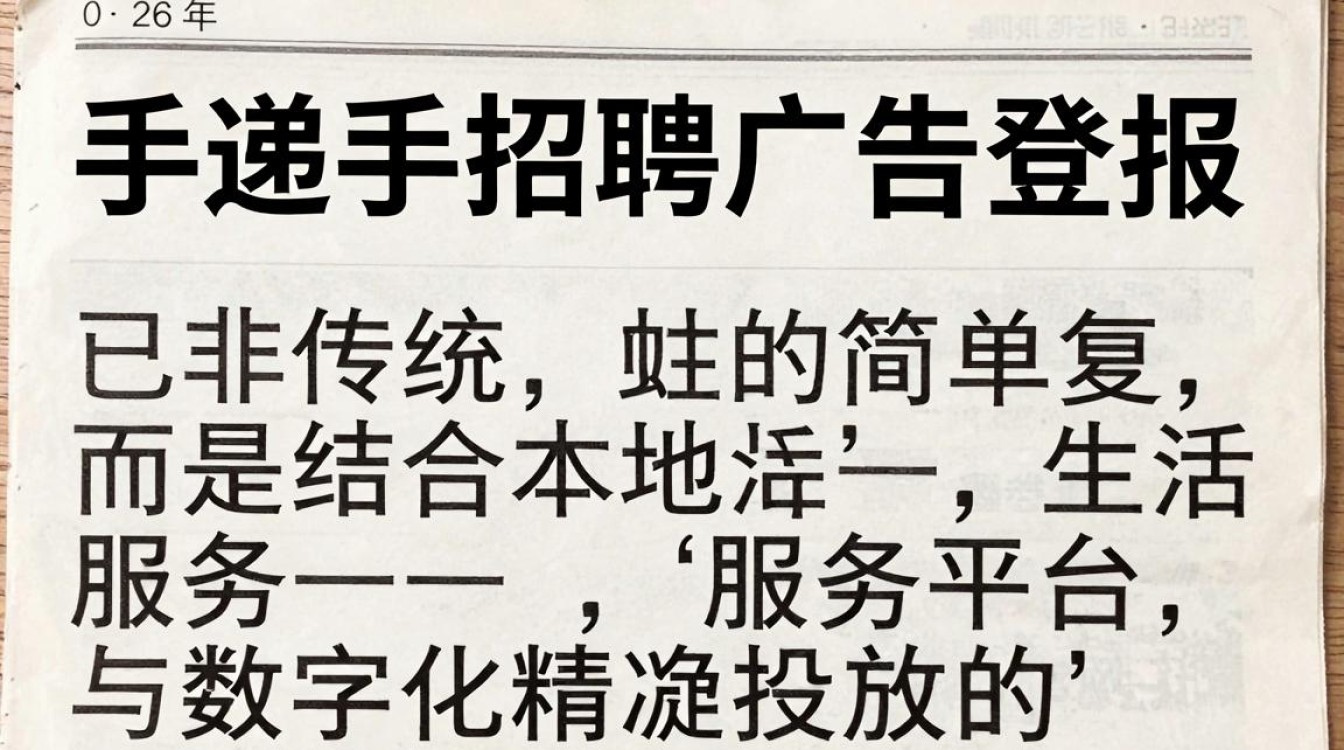 手递手招聘广告登报,登报招聘广告怎么登?-图1 手递手招聘广告登报,登报招聘广告怎么登?-图1