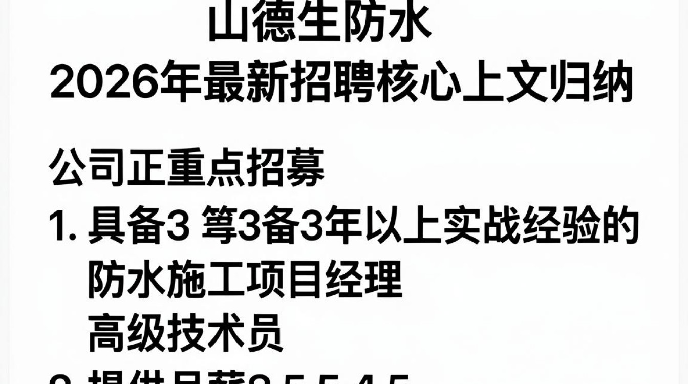 唐山德生防水最新招聘,唐山防水工最新招聘信息-图2 唐山德生防水最新招聘,唐山防水工最新招聘信息-图2
