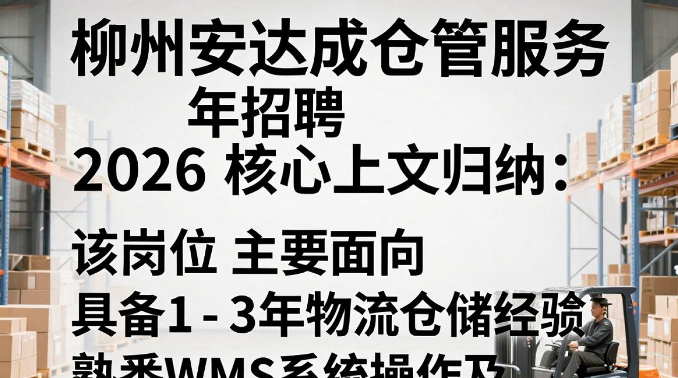 柳州安达成仓管服务招聘,柳州仓管招聘待遇怎么样-图1 柳州安达成仓管服务招聘,柳州仓管招聘待遇怎么样-图1