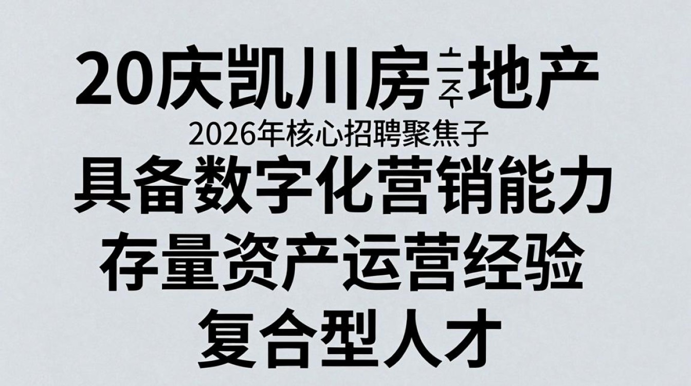 重庆凯川房地产招聘-图3 重庆凯川房地产招聘-图3