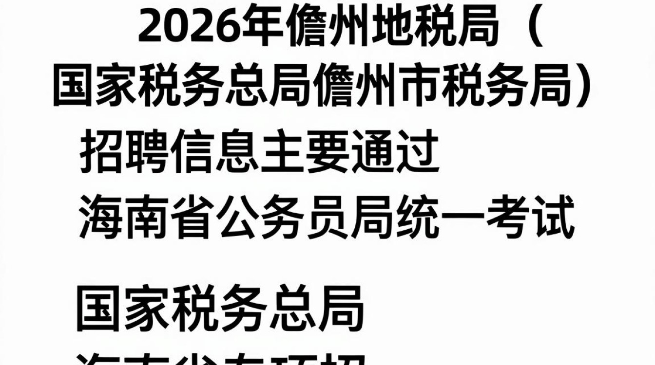 儋州地税局官网招聘信息,儋州地税局最新招聘条件及报名入口-图1 儋州地税局官网招聘信息,儋州地税局最新招聘条件及报名入口-图1