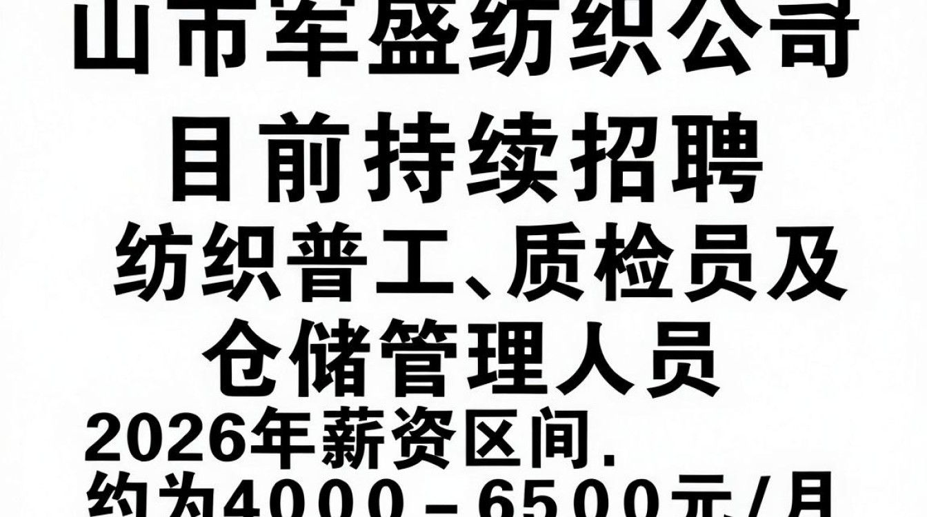 乐山市军盛纺织公司招聘吗