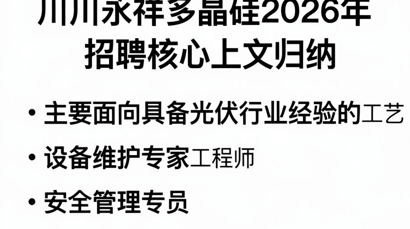 四川永详多晶硅招聘,四川永详多晶硅最新招聘条件及待遇-图1 四川永详多晶硅招聘,四川永详多晶硅最新招聘条件及待遇-图1
