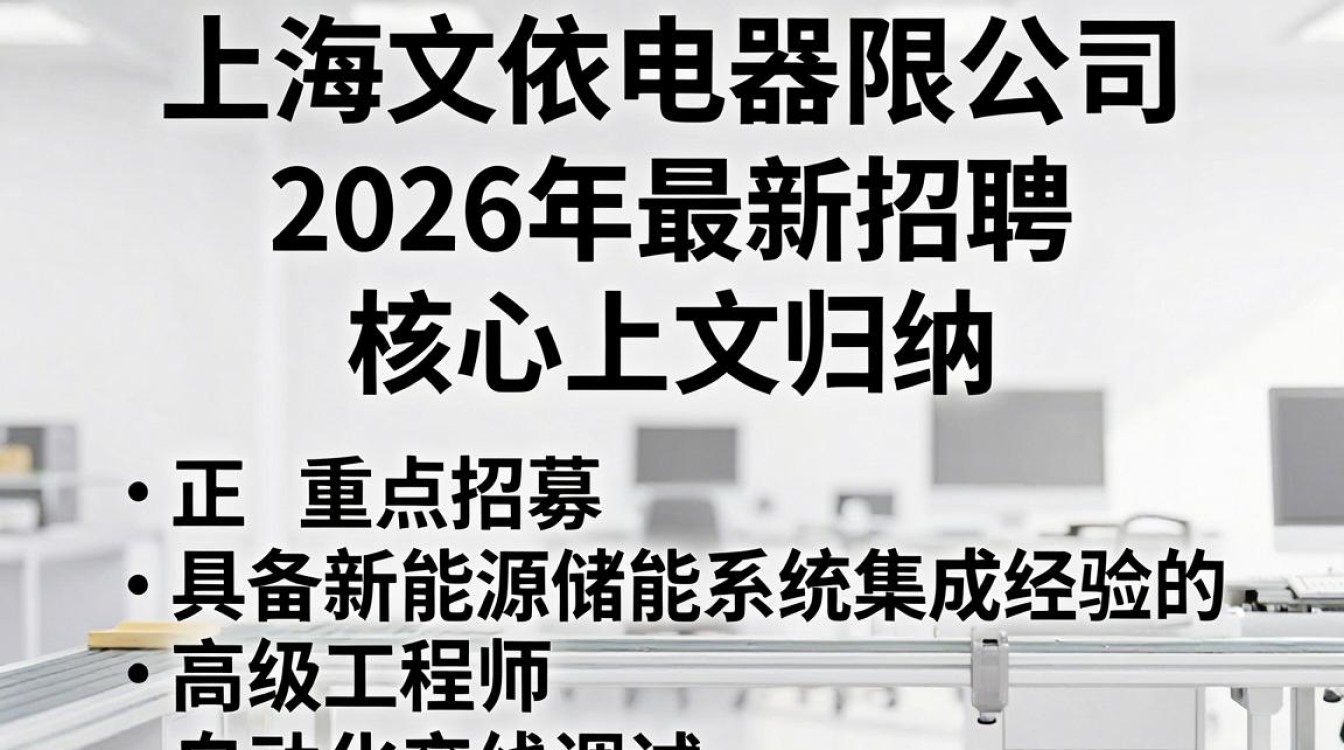 上海文依电器有限公司最新招聘,上海文依电器有限公司招聘待遇怎么样-图1 上海文依电器有限公司最新招聘,上海文依电器有限公司招聘待遇怎么样-图1