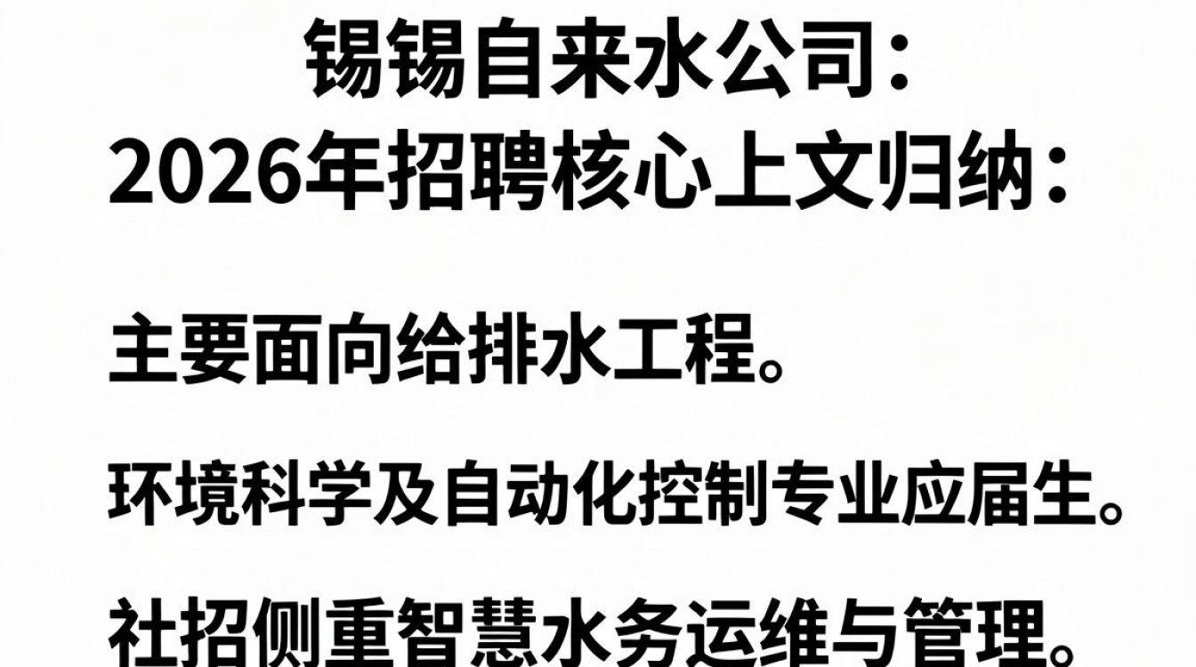 无锡自来水公司招聘是真的吗?无锡自来水公司招聘-图3 无锡自来水公司招聘是真的吗?无锡自来水公司招聘-图3