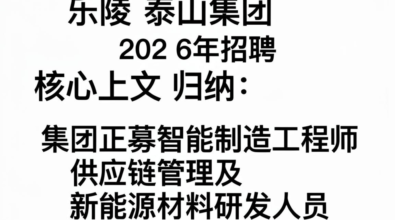乐陵泰山集团招聘信息,乐陵泰山集团最新招聘条件及要求-图2 乐陵泰山集团招聘信息,乐陵泰山集团最新招聘条件及要求-图2