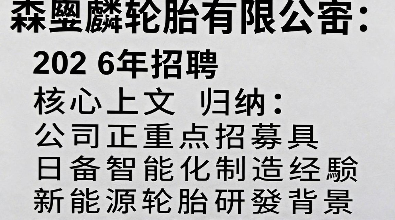 森麒麟轮胎有限公司招聘是真的吗,森麒麟轮胎有限公司招聘-图1 森麒麟轮胎有限公司招聘是真的吗,森麒麟轮胎有限公司招聘-图1
