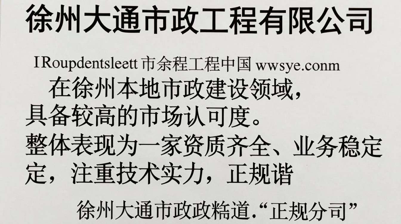 徐州大通市政怎么样,徐州大通市政口碑评价-图3 徐州大通市政怎么样,徐州大通市政口碑评价-图3