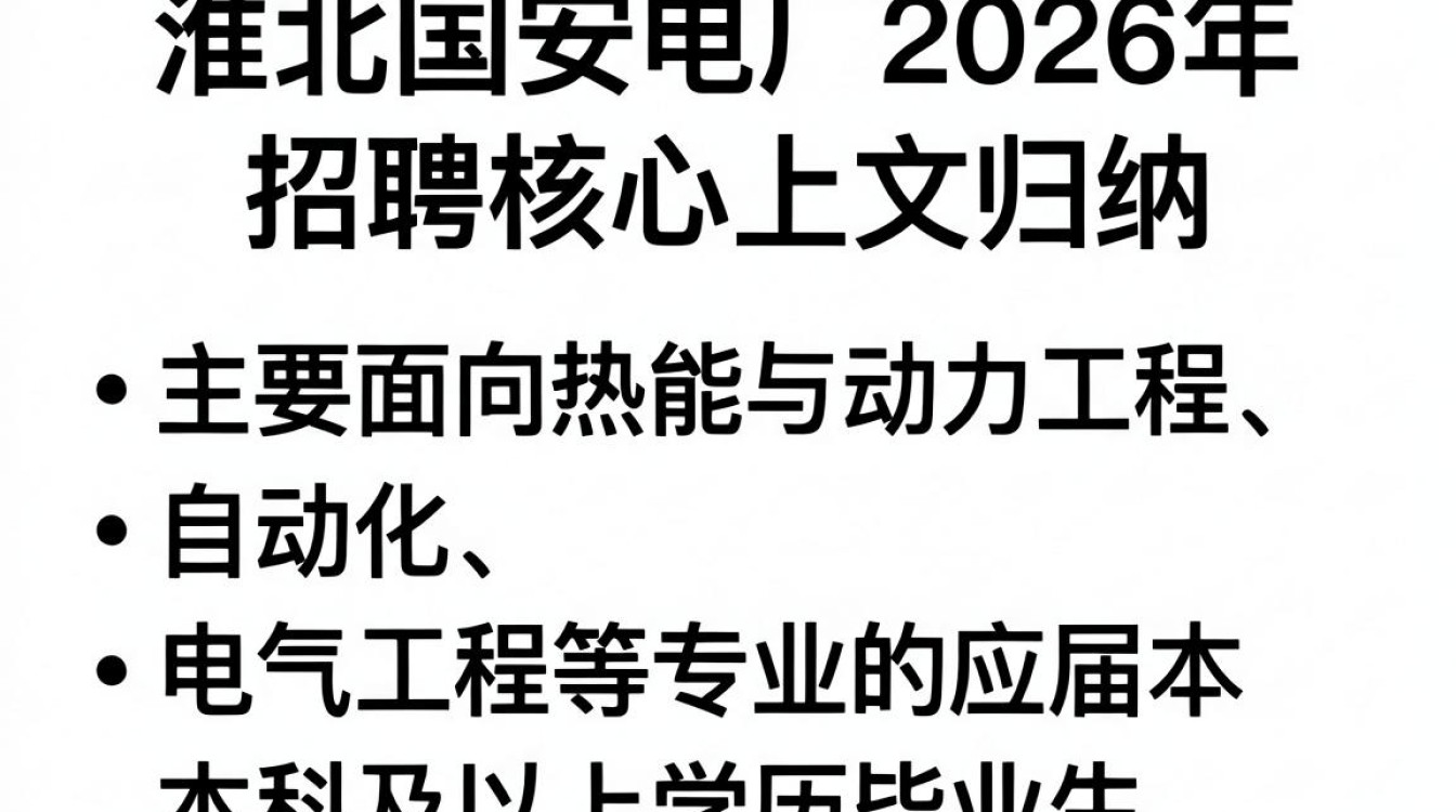淮北国安电厂招聘,淮北国安电厂最新招聘条件及薪资待遇-图1 淮北国安电厂招聘,淮北国安电厂最新招聘条件及薪资待遇-图1