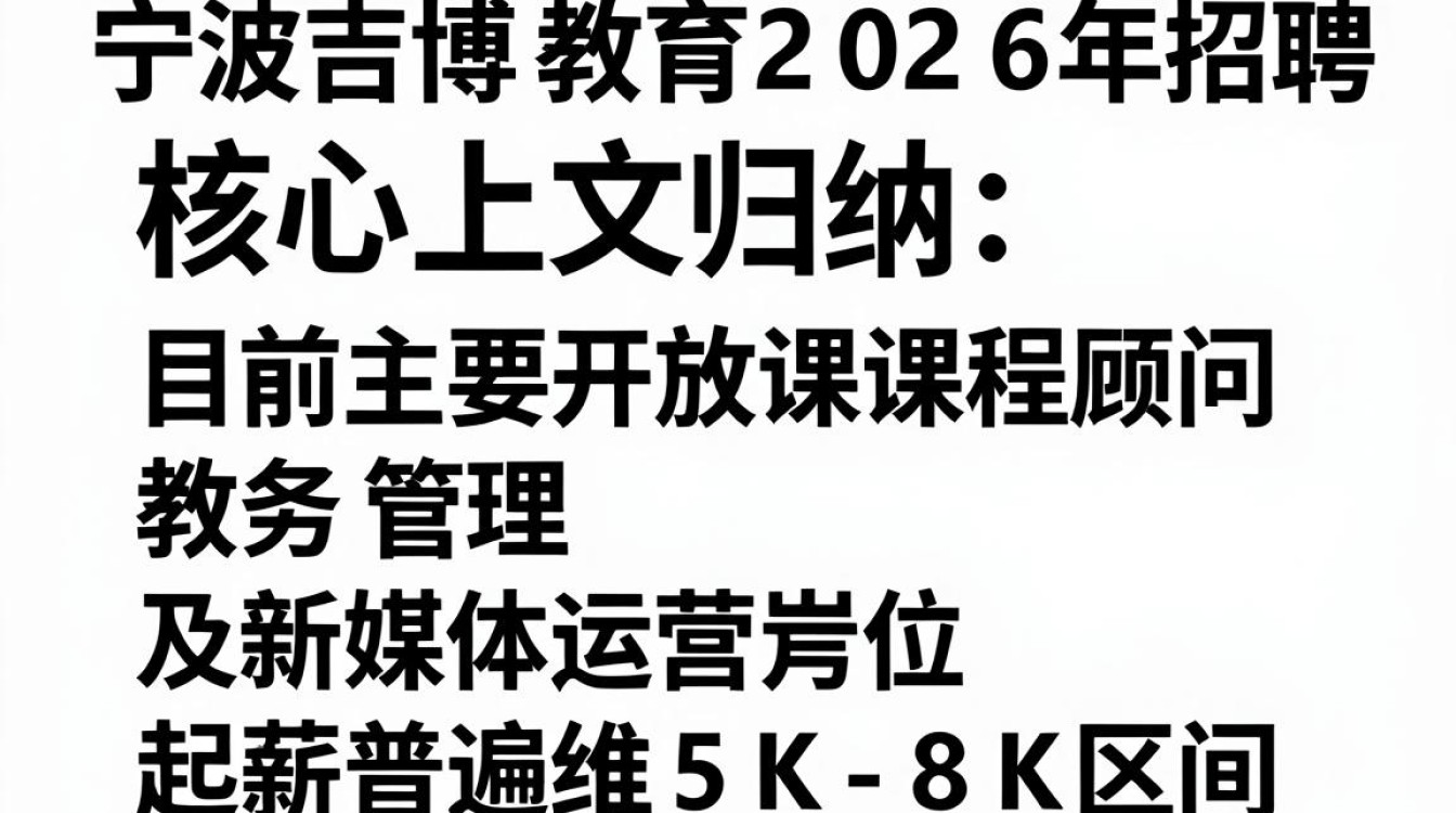 宁波吉博教育招聘是真的吗,宁波吉博教育招聘信息-图2 宁波吉博教育招聘是真的吗,宁波吉博教育招聘信息-图2