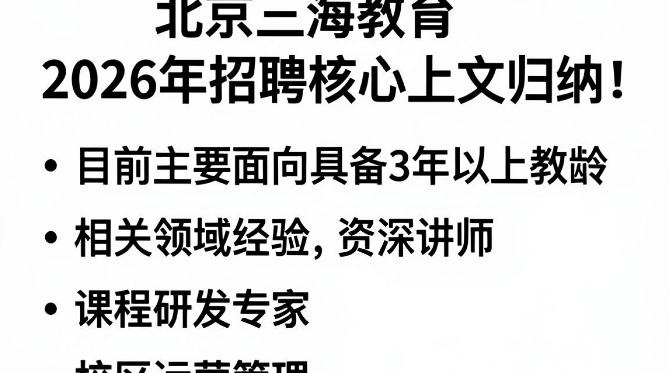 北京三海教育招聘是真的吗,北京三海教育招聘信息-图1 北京三海教育招聘是真的吗,北京三海教育招聘信息-图1