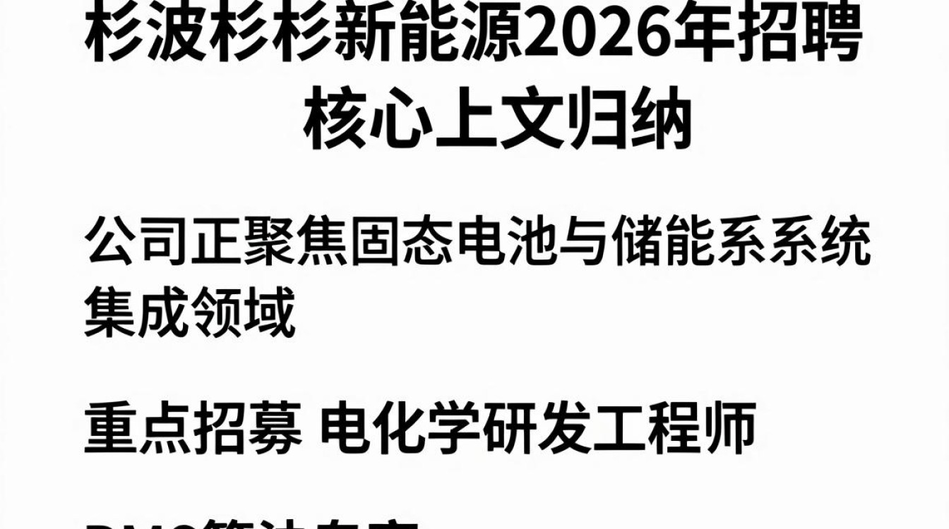 宁波杉杉新能源招聘是真的吗,宁波杉杉新能源招聘-图1 宁波杉杉新能源招聘是真的吗,宁波杉杉新能源招聘-图1