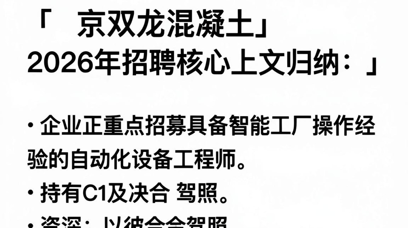 南京双龙混凝土招聘是真的吗,南京双龙混凝土招聘-图2 南京双龙混凝土招聘是真的吗,南京双龙混凝土招聘-图2
