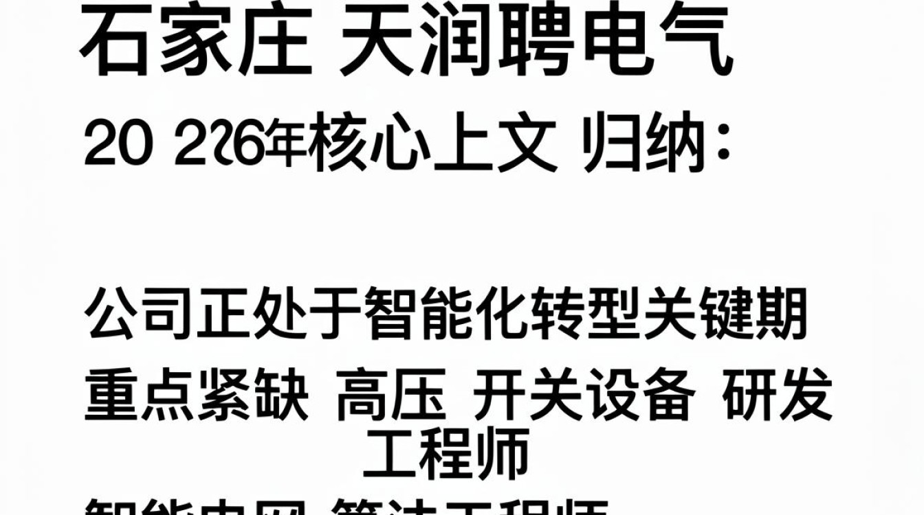 石家庄天润电气招聘是真的吗,石家庄天润电气招聘信息-图1 石家庄天润电气招聘是真的吗,石家庄天润电气招聘信息-图1