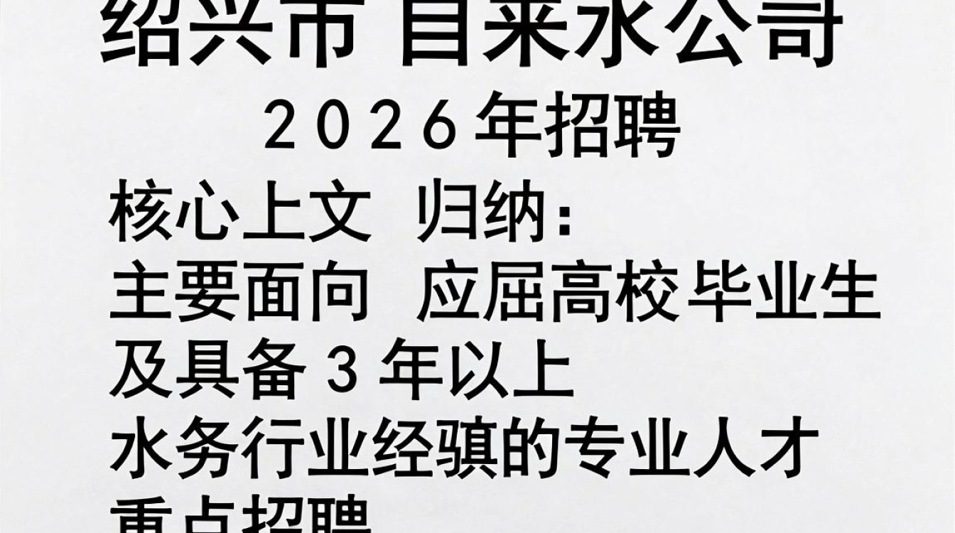 绍兴市自来水公司招聘,绍兴市自来水公司招聘条件是什么-图2 绍兴市自来水公司招聘,绍兴市自来水公司招聘条件是什么-图2