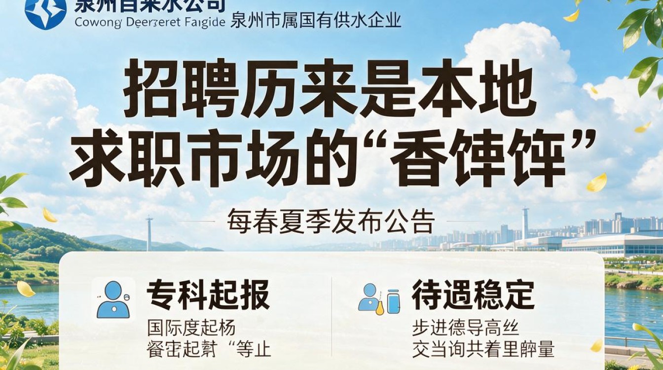 泉州自来水公司招聘有哪些岗位?好进吗,待遇如何-图3 泉州自来水公司招聘有哪些岗位?好进吗,待遇如何-图3