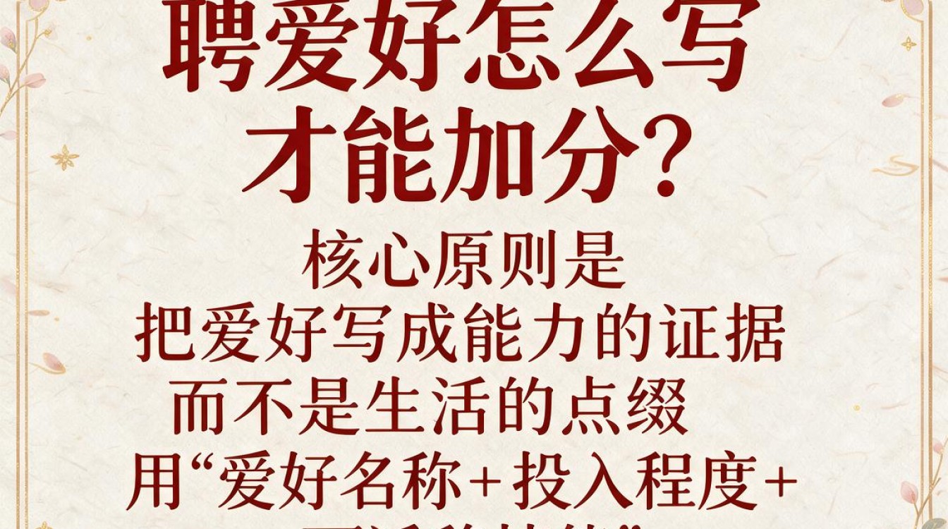 应聘爱好怎么写?简历兴趣爱好特长最佳回答,面试加分项-图1 应聘爱好怎么写?简历兴趣爱好特长最佳回答,面试加分项-图1