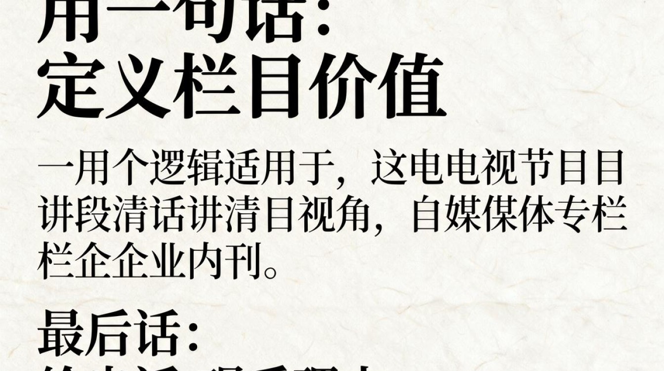 栏目简介怎么写?新手快速掌握栏目简介写作技巧,详细步骤-图2 栏目简介怎么写?新手快速掌握栏目简介写作技巧,详细步骤-图2