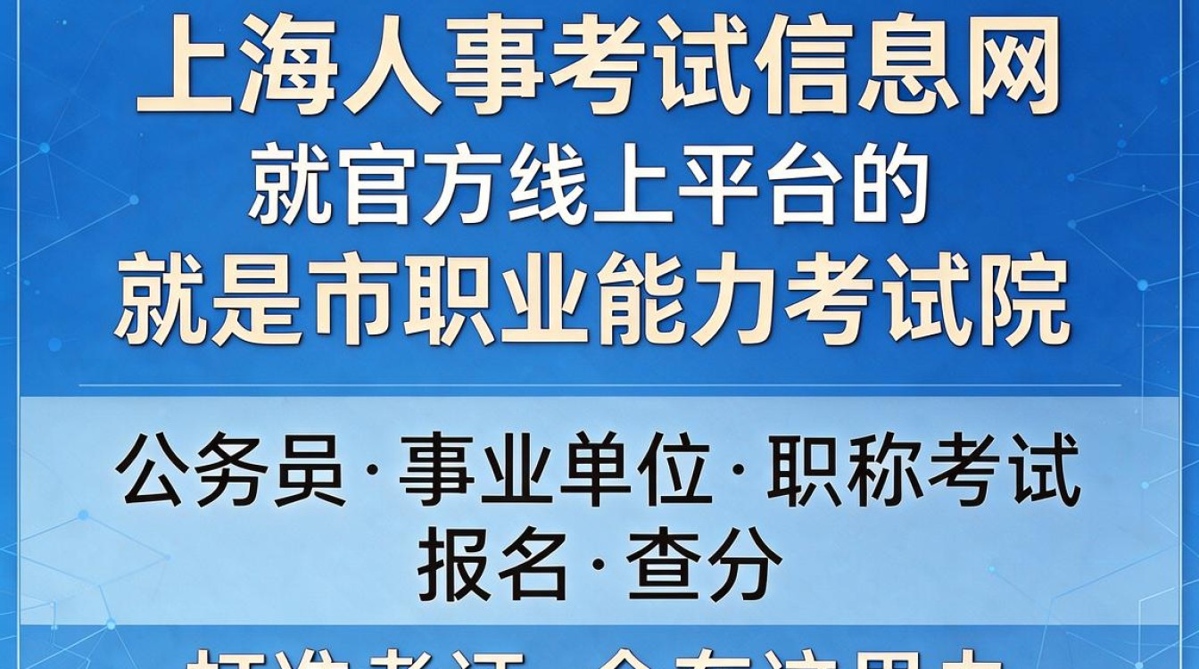 上海人事考试信息网官网是什么?如何快速找到最新报名入口?-图3 上海人事考试信息网官网是什么?如何快速找到最新报名入口?-图3