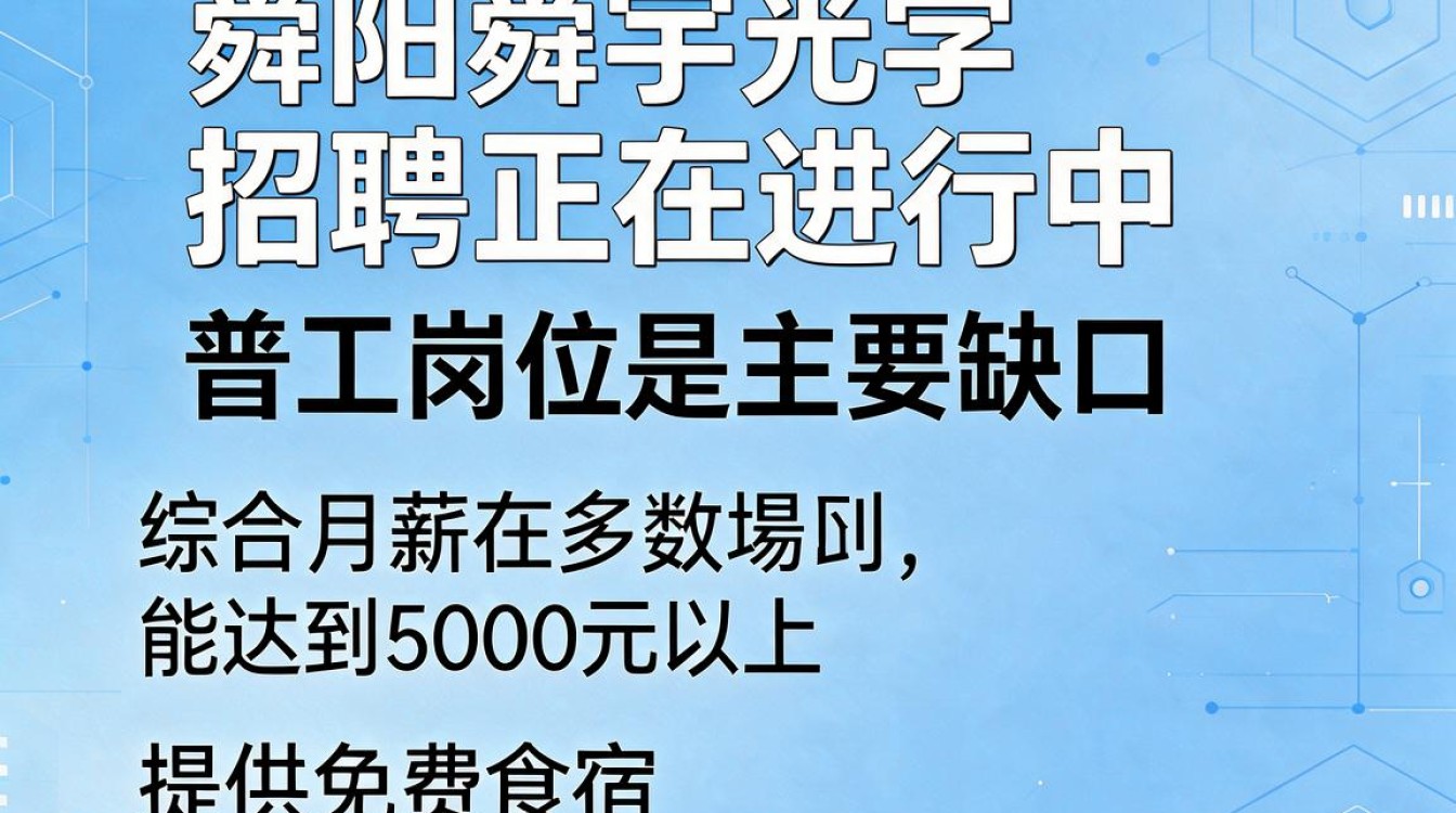 信阳舜宇光学招聘靠谱吗,薪资福利待遇怎么样?-图1 信阳舜宇光学招聘靠谱吗,薪资福利待遇怎么样?-图1