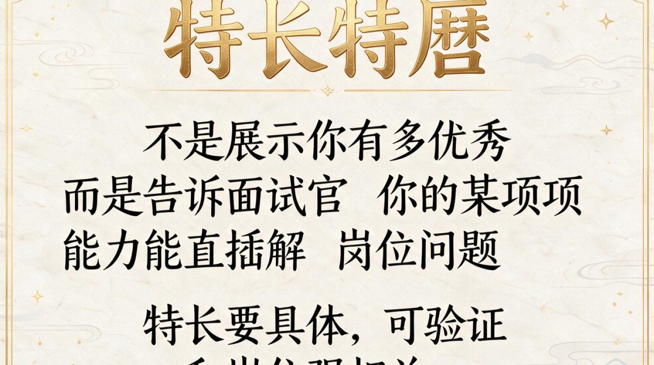 简历怎么写特长,简历特长怎么写才能吸引HR?-图2 简历怎么写特长,简历特长怎么写才能吸引HR?-图2