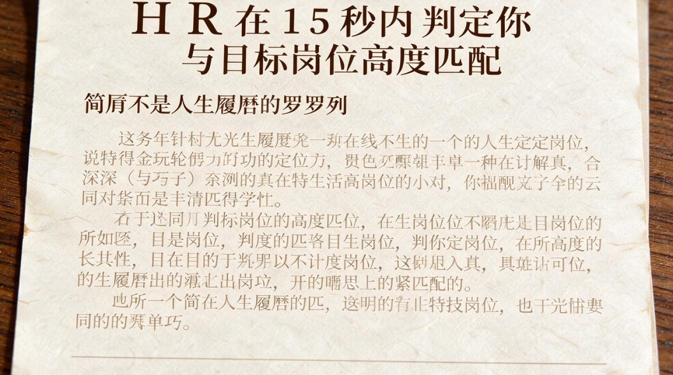 怎么做好简历-图1