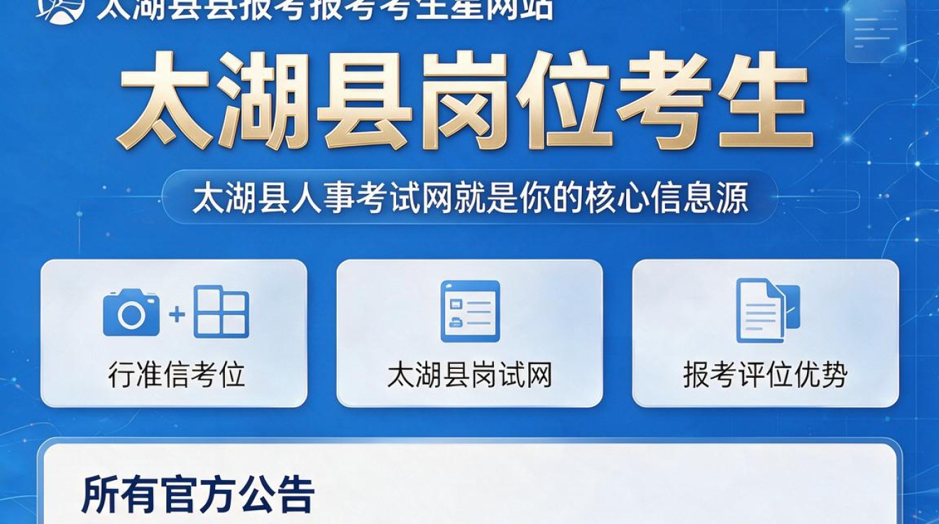 太湖县人事考试网官网是什么,如何查询最新招聘信息?-图2 太湖县人事考试网官网是什么,如何查询最新招聘信息?-图2