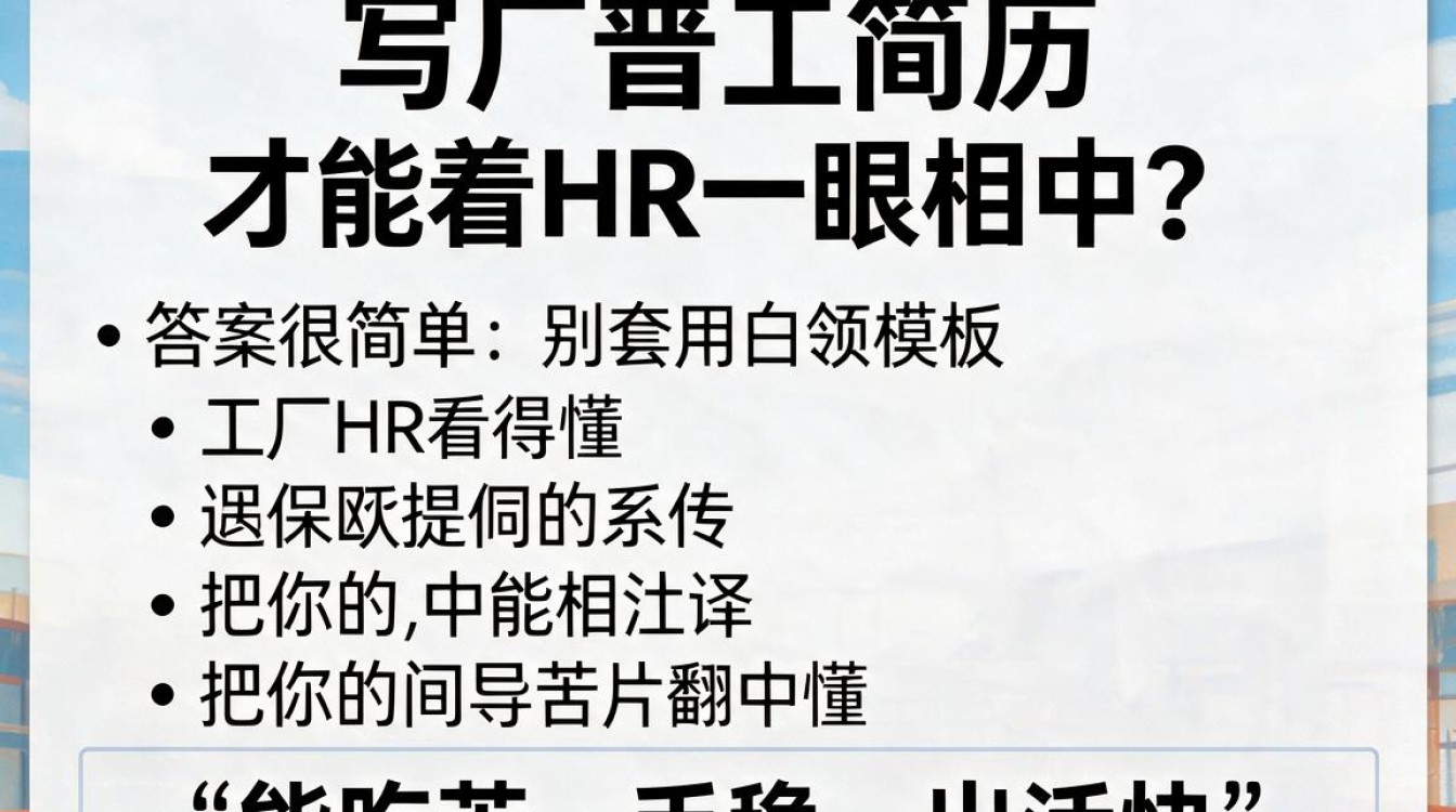 工厂简历怎么写-图3 工厂简历怎么写-图3