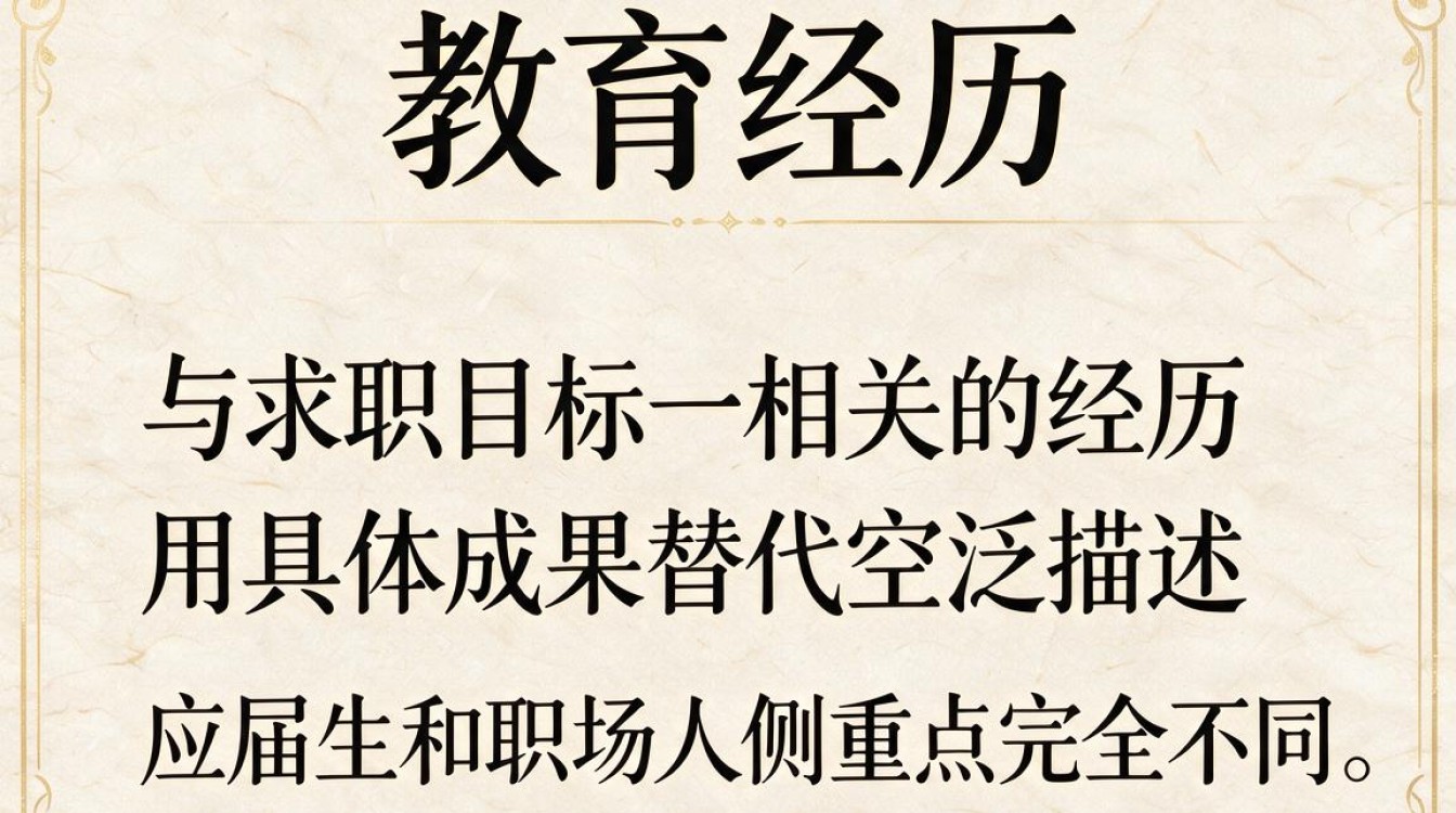 教育经历怎么填,简历教育经历填写注意事项有哪些-图3 教育经历怎么填,简历教育经历填写注意事项有哪些-图3
