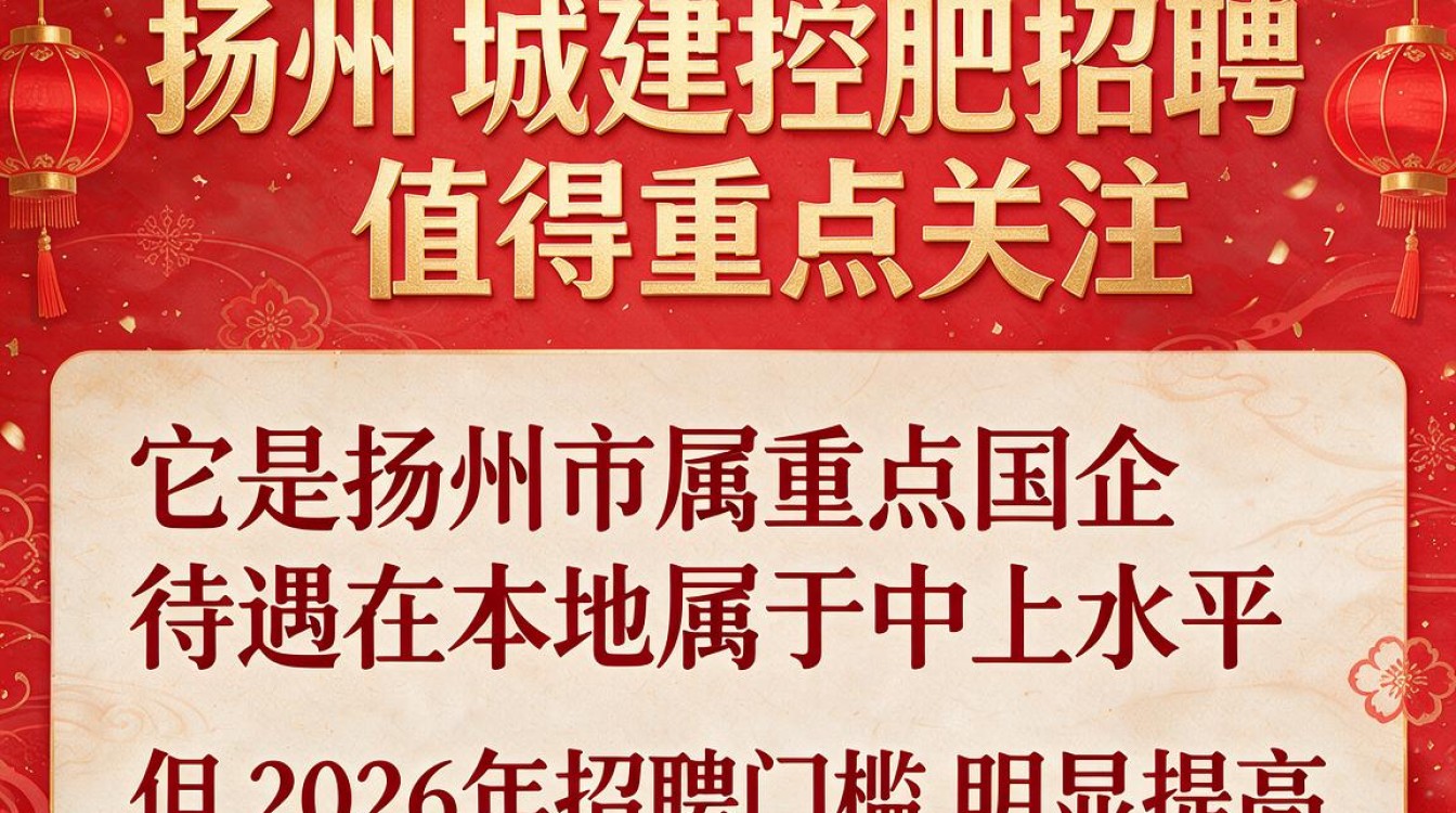 扬州城建控股招聘条件有哪些?待遇如何,值得去吗?-图1 扬州城建控股招聘条件有哪些?待遇如何,值得去吗?-图1