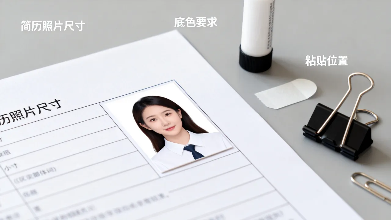 简历上面的照片怎么弄？简历照片尺寸底色及粘贴要求是什么？
