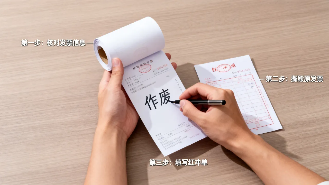 卷式发票如何作废?卷式发票作废流程及红冲方法