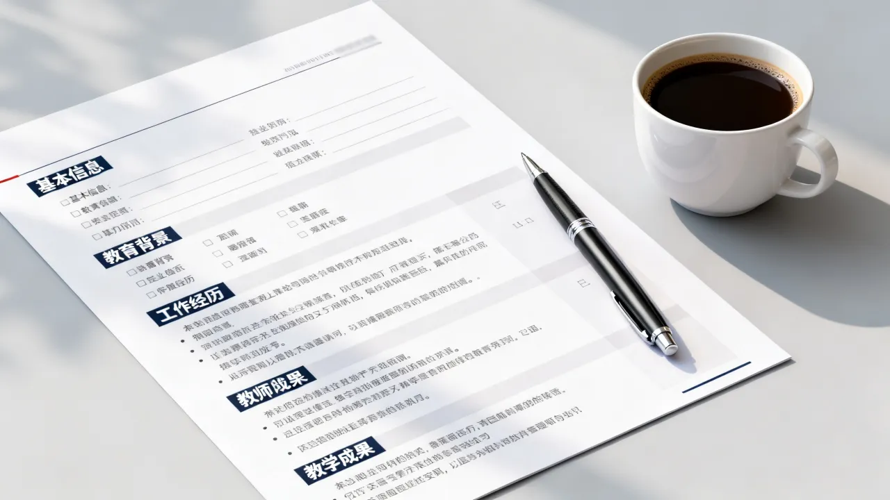 教师的简历怎么写，教师简历范文模板怎么写
