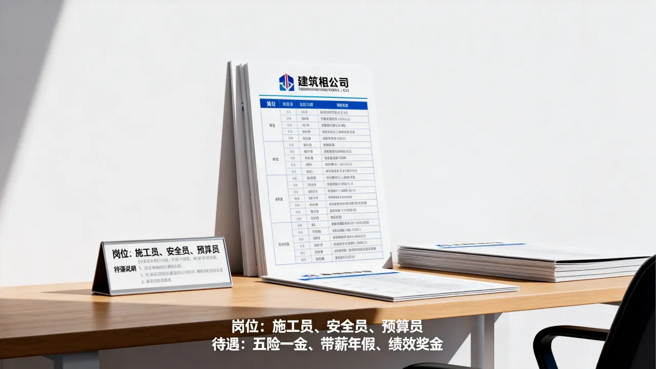 通江县建筑公司招聘待遇怎么样?有哪些岗位可选-图1 通江县建筑公司招聘待遇怎么样?有哪些岗位可选-图1