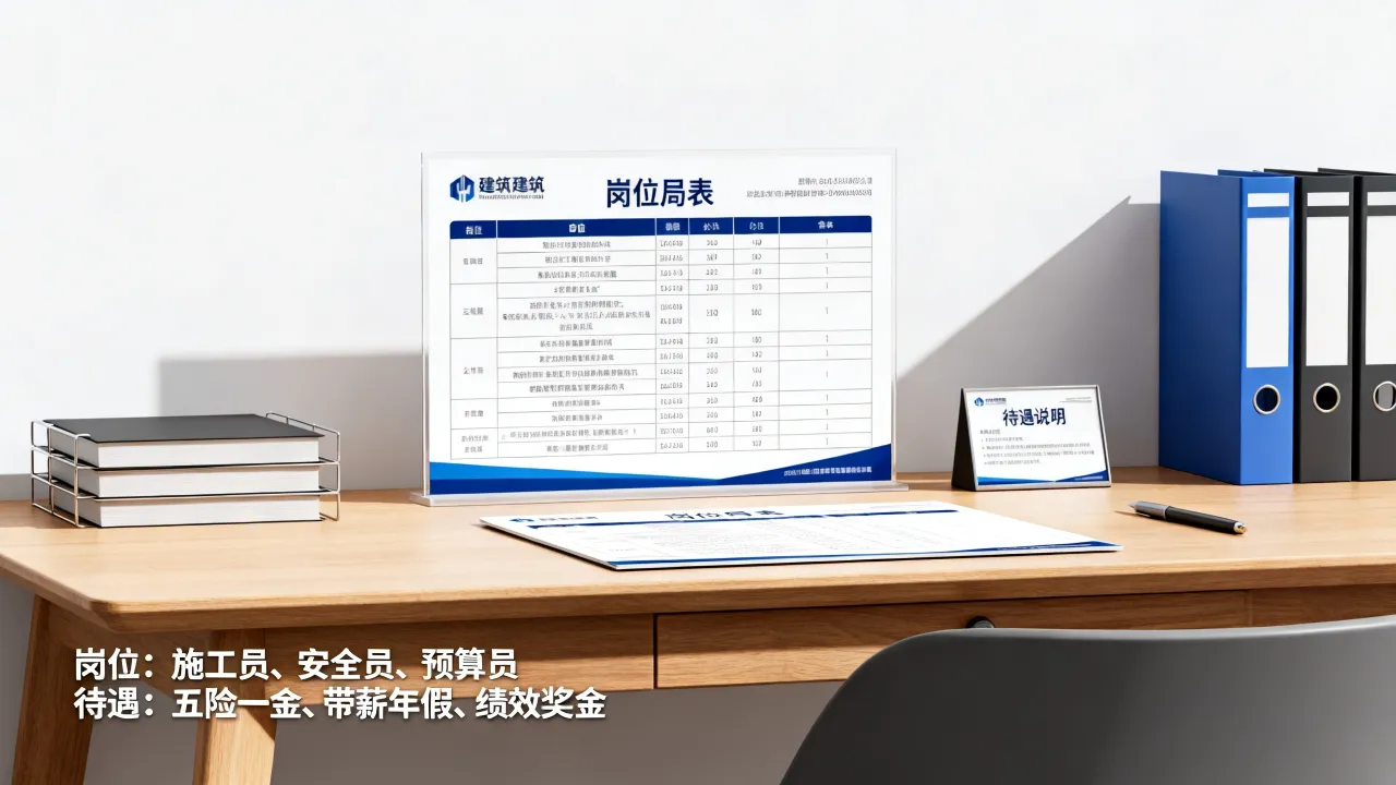 通江县建筑公司招聘待遇怎么样?有哪些岗位可选-图2 通江县建筑公司招聘待遇怎么样?有哪些岗位可选-图2