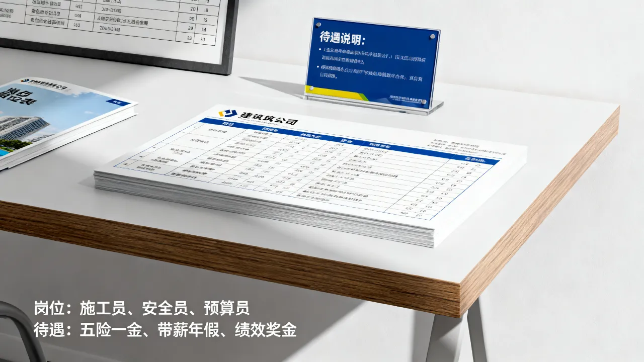通江县建筑公司招聘待遇怎么样?有哪些岗位可选-图3 通江县建筑公司招聘待遇怎么样?有哪些岗位可选-图3