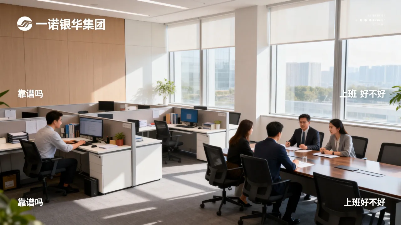 一诺银华集团怎么样？靠谱吗，上班好不好？-图1