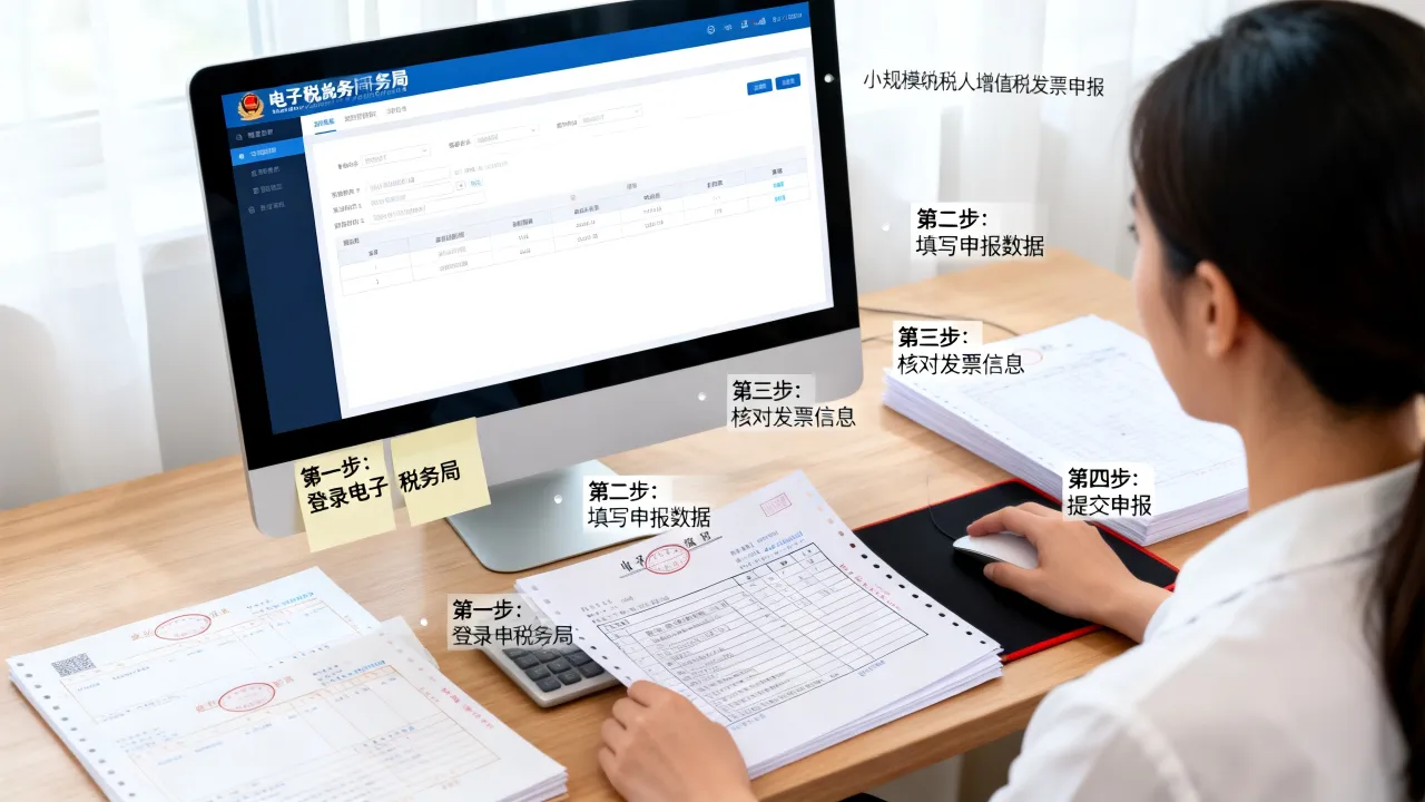 如何发票申报?小规模纳税人增值税发票申报流程及注意事项-图2 如何发票申报?小规模纳税人增值税发票申报流程及注意事项-图2