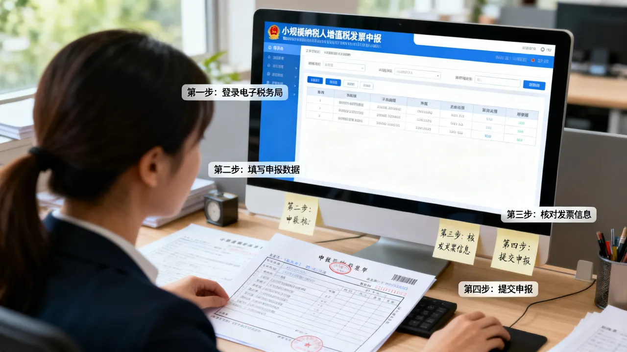 如何发票申报?小规模纳税人增值税发票申报流程及注意事项-图3 如何发票申报?小规模纳税人增值税发票申报流程及注意事项-图3