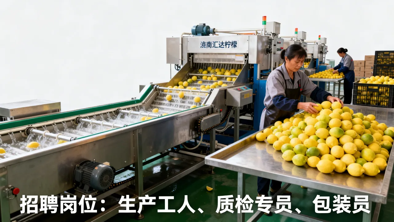 潼南汇达柠檬加工厂招聘吗,潼南汇达柠檬加工厂招聘什么岗位-图2 潼南汇达柠檬加工厂招聘吗,潼南汇达柠檬加工厂招聘什么岗位-图2