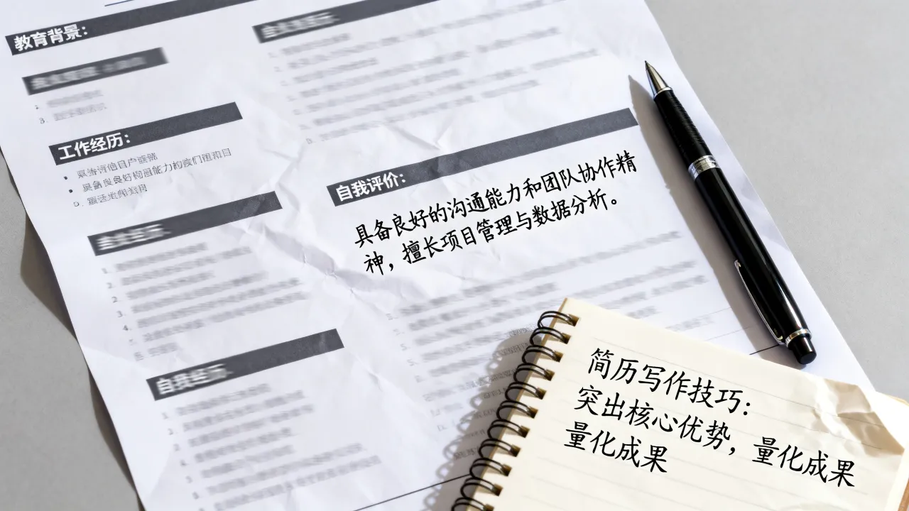 简历中写作怎么写?简历自我评价写作技巧有哪些