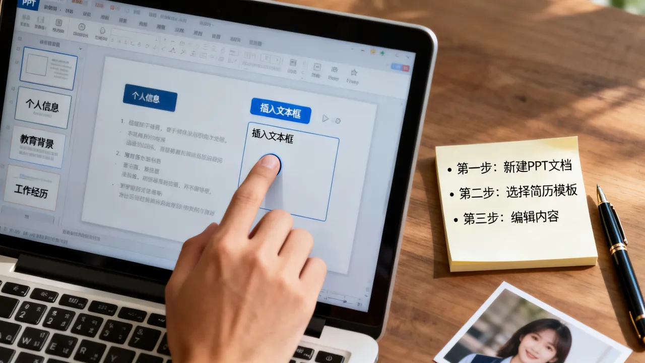PPT怎么制作简历,用PPT制作简历的具体操作步骤是什么