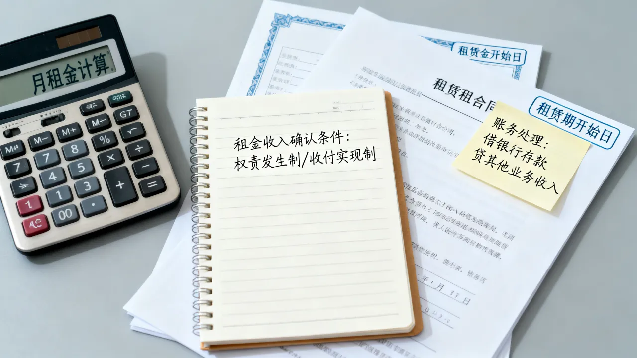 如何确认租金收入，租金收入确认条件是什么及账务处理怎么做？-图1