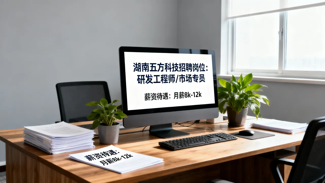 湖南五方科技招聘怎么样,湖南五方科技招聘岗位及薪资待遇怎么样?-图1 湖南五方科技招聘怎么样,湖南五方科技招聘岗位及薪资待遇怎么样?-图1