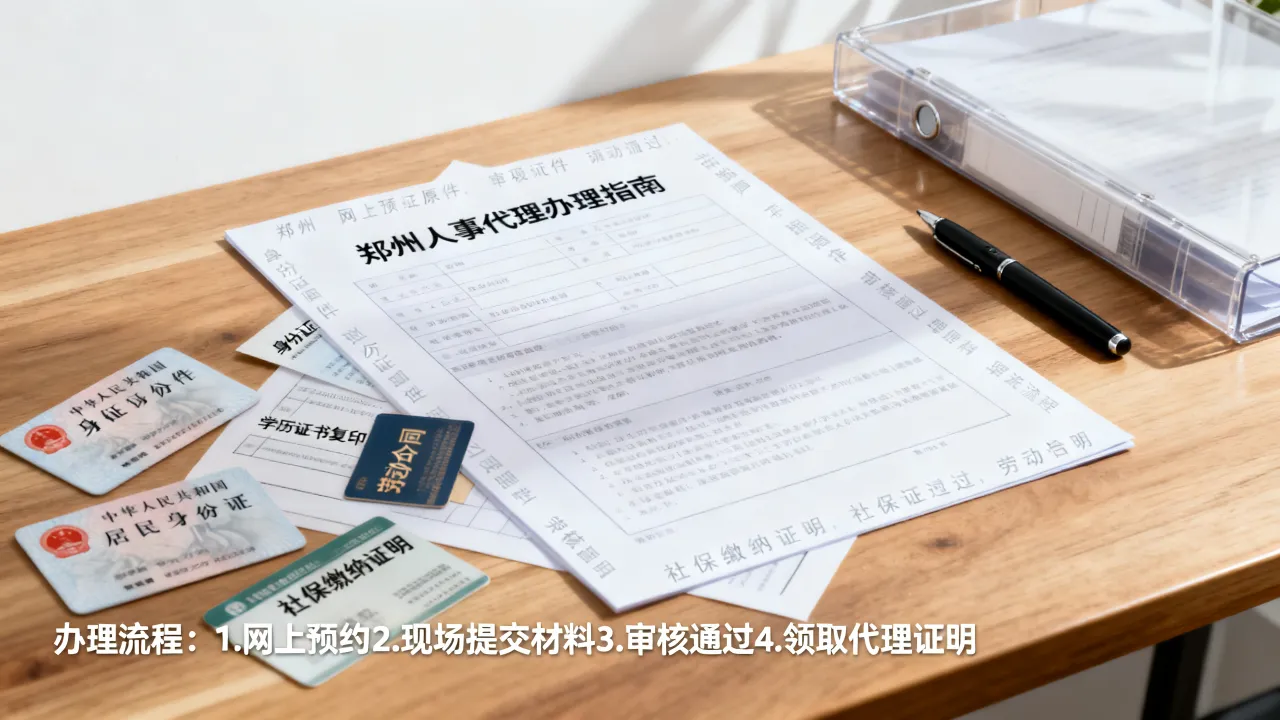 郑州人事代理怎么办理,需要准备哪些手续和材料?