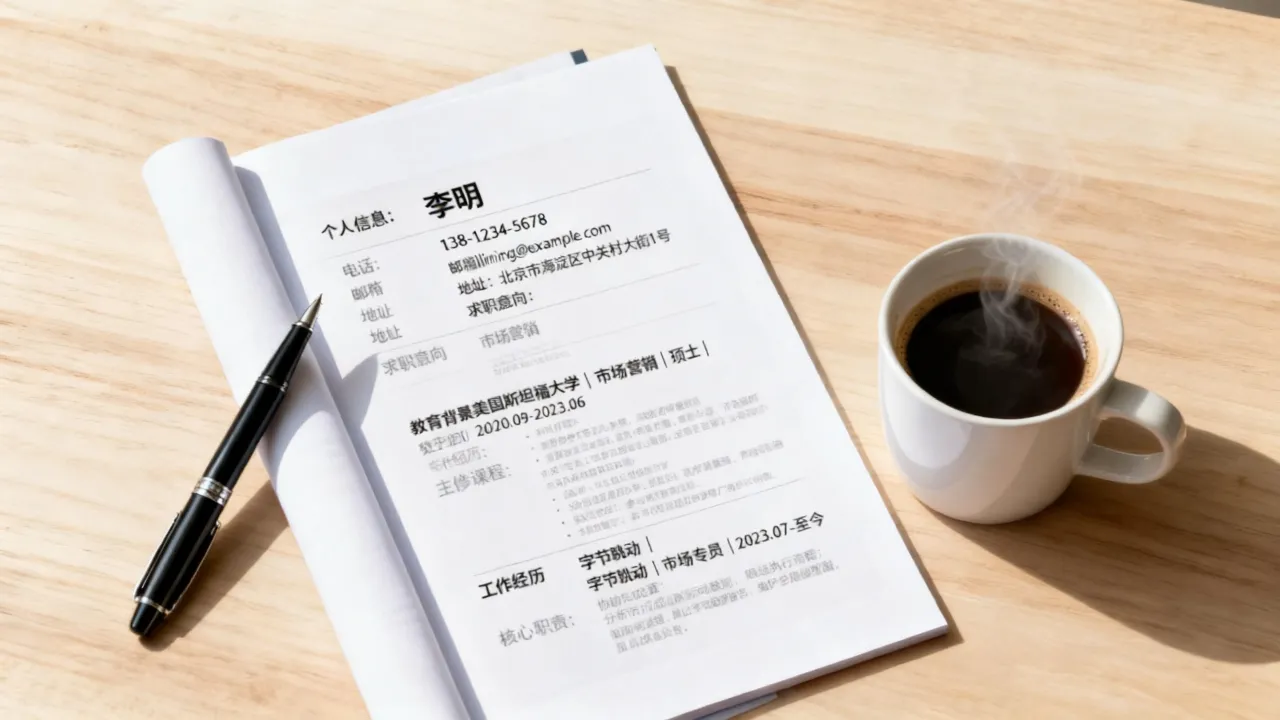 海归简历怎么写,海归求职简历模板范文及技巧有哪些-图1 海归简历怎么写,海归求职简历模板范文及技巧有哪些-图1