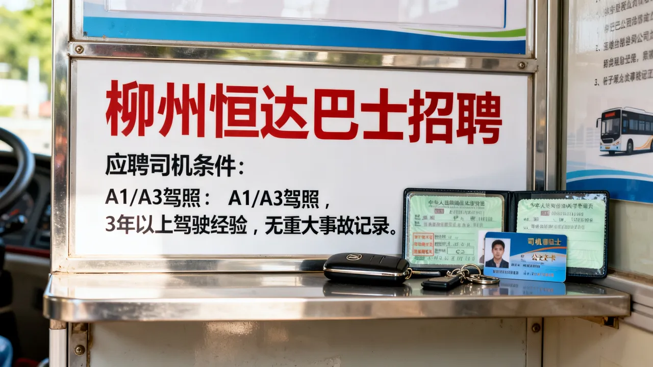 柳州恒达巴士招聘信息在哪看，应聘司机需要什么条件？