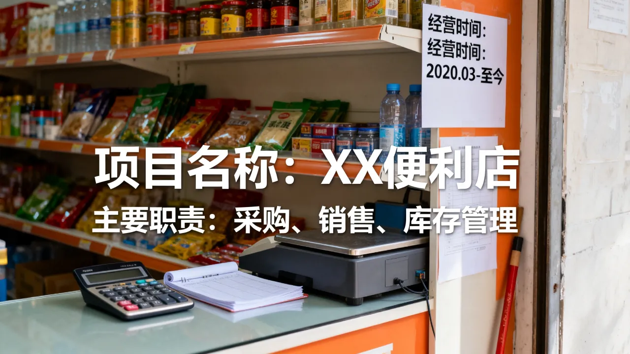 自己开店的简历怎么写？个体户简历项目经验范文